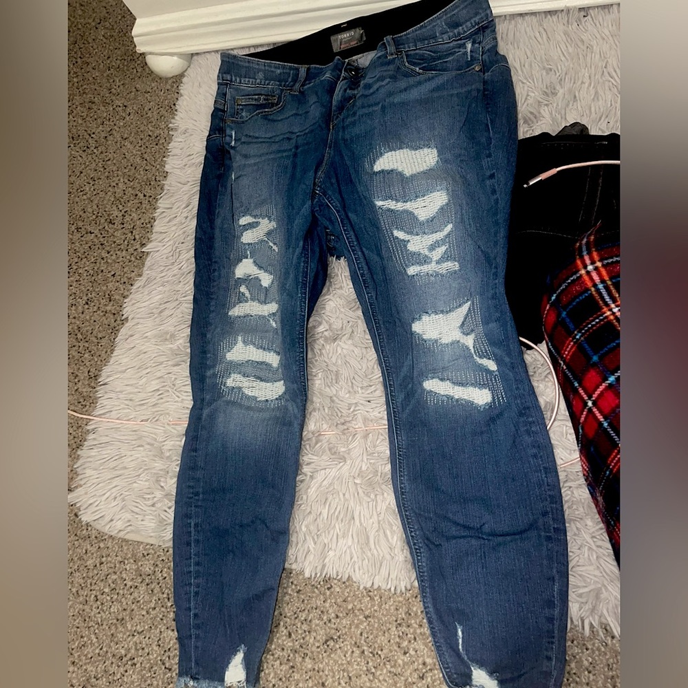 New torrid jeans hardly worn!
